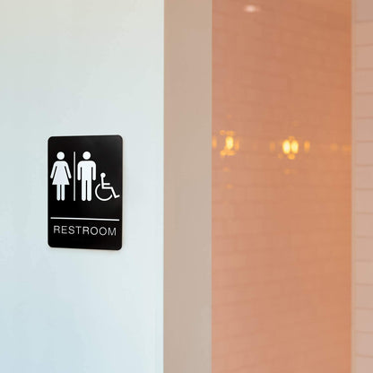 Unisex Men And Women Handicapped Sign