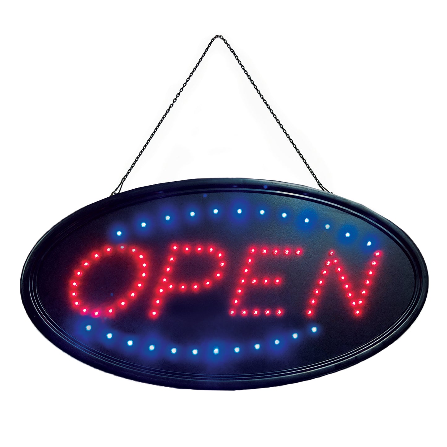 Round Open Sign Neon